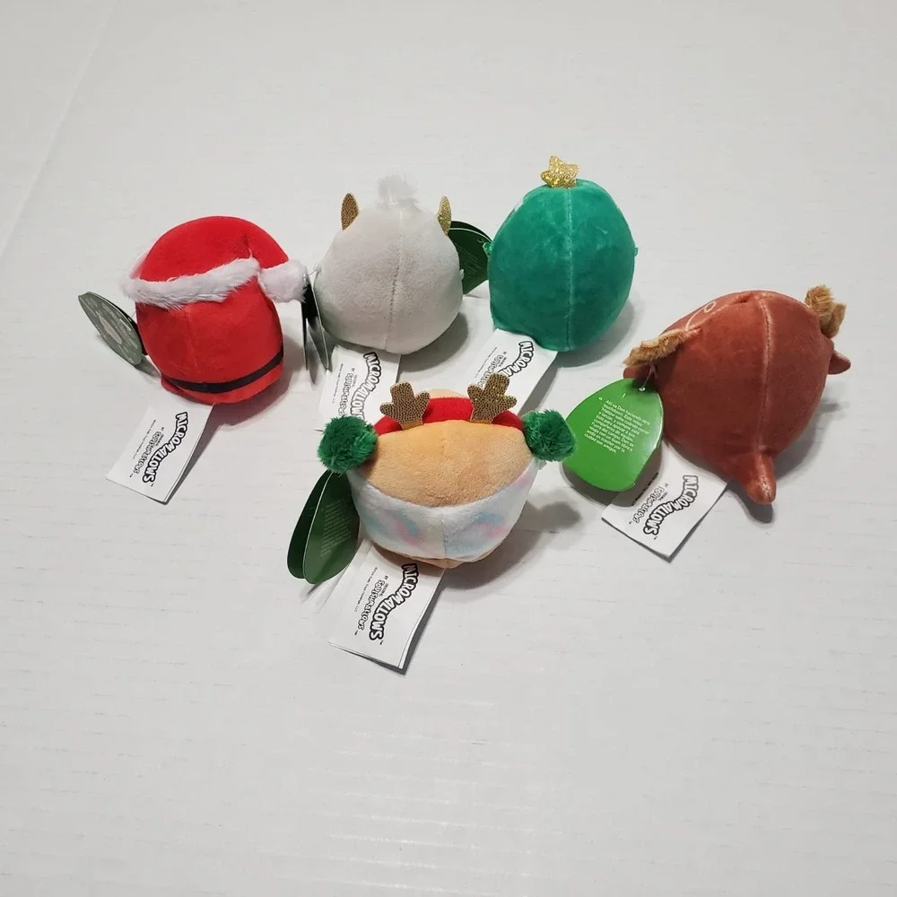 Squishmallows Holiday Christmas Plush Set: Melidy, Johann, Den, Nick, Nissa 2